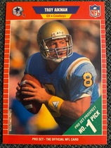 1989 Pro Set Base Set #490 Troy Aikman