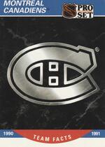 1990 Pro Set Base Set #575 Mont.Canadiens Logo