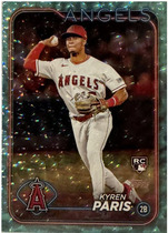 2024 Topps Aqua Crackle Series 2 #549 Kyren Paris