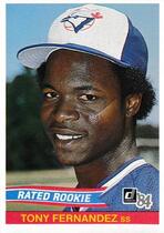 1984 Donruss Base Set #32 Tony Fernandez