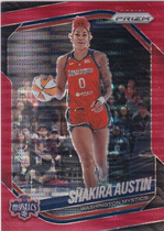 2025 Panini Prizm WNBA Red Pulsar Prizm #81 Shakira Austin
