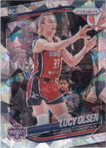 2025 Panini Prizm WNBA Ice Prizm #104 Lucy Olsen