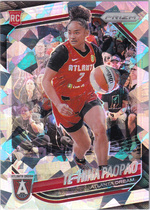 2025 Panini Prizm WNBA Ice Prizm #61 Te-Hina Paopao