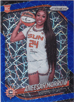 2025 Panini Prizm WNBA Blue Velocity Prizm #146 Aneesah Morrow