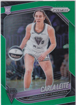 2025 Panini Prizm WNBA Green Prizm #6 Carla Leite