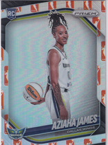 2025 Panini Prizm WNBA WNBA Logo Prizms #141 Aziaha James