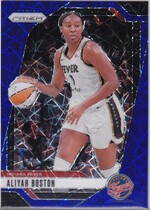 2024 Panini Prizm WNBA Blue Velocity Prizm #3 Aliyah Boston
