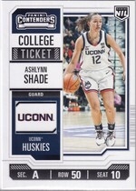 2024 Panini NIL UConn Contenders #6 Ashlynn Shade