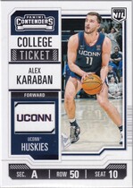 2024 Panini NIL UConn Contenders #21 Alex Karaban