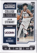 2024 Panini NIL UConn Contenders #17 Jaylin Stewart
