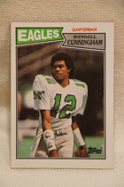 1987 Topps Base Set #296 Randall Cunningham