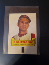 1966 Topps Rub-Offs Inserts #22 Vic Davalillo
