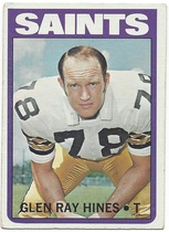1972 Topps Base Set #242 Glen Ray Hines