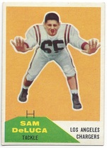 1960 Fleer Base Set #89 Sam DeLucas