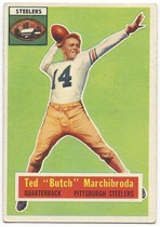 1956 Topps Base Set #51 Ted Marchibroda