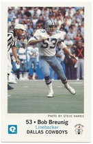 1979 Team Issue Dallas Cowboys Police #NNO Bob Breunig