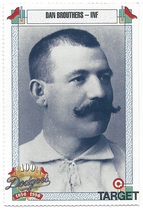 1990 Team Issue Dodgers Target #79 Dan Brouthers