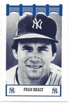 1992 Team Issue New York Yankees WIZ 70s #69 Fran Healy
