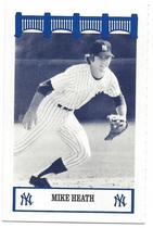 1992 Team Issue New York Yankees WIZ 70s #70 Mike Heath
