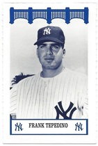 1992 Team Issue New York Yankees WIZ 70s #148 Frank Tepedino
