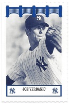 1992 Team Issue New York Yankees WIZ 70s #158 Joe Verbanic