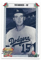 1990 Team Issue Dodgers Target #317 Tim Harkness