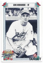 1990 Team Issue Dodgers Target #338 Gene Hermanski