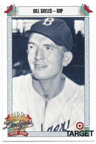 1990 Team Issue Dodgers Target #707 Bill Sayles