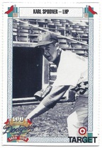 1990 Team Issue Dodgers Target #758 Karl Spooner
