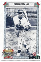 1990 Team Issue Dodgers Target #454 Fred Lindstrom