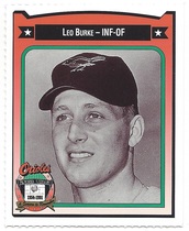 1991 Team Issue Baltimore Orioles Crown #62 Leo Burke