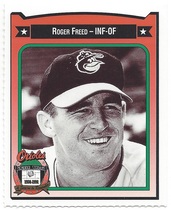 1991 Team Issue Baltimore Orioles Crown #145 Roger Freed
