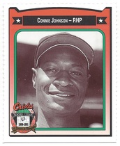 1991 Team Issue Baltimore Orioles Crown #222 Connie Johnson