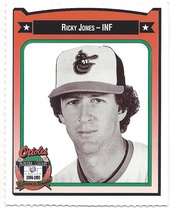 1991 Team Issue Baltimore Orioles Crown #230 Ricky Jones