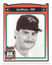 1991 Team Issue Baltimore Orioles Crown #308 John Mitchell