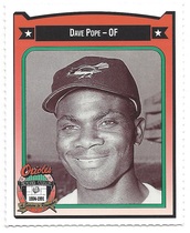 1991 Team Issue Baltimore Orioles Crown #365 Dave Pope