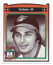 1991 Team Issue Baltimore Orioles Crown #417 Tom Shopay