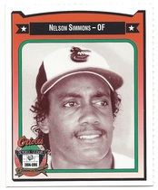 1991 Team Issue Baltimore Orioles Crown #420 Nelson Simmons