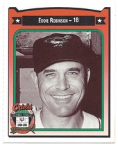 1991 Team Issue Baltimore Orioles Crown #387 Eddie Robinson