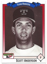 1993 Team Issue Texas Rangers Keebler #53 Scott Anderson
