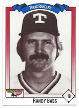 1993 Team Issue Texas Rangers Keebler #65 Randy Bass