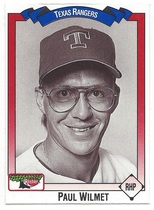 1993 Team Issue Texas Rangers Keebler #384 Paul Wilmet