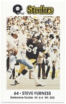 1981 Team Issue Pittsburgh Steelers Police #NNO Steve Furness