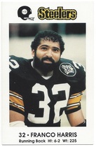 1983 Team Issue Pittsburgh Steelers Police #NNO Franco Harris