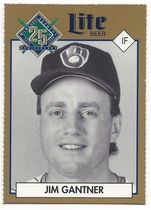 1994 Team Issue Milwaukee Brewers Miller Brewing #29 Jim Gantner
