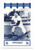 1992 Team Issue New York Yankees WIZ 50s #55 Steve Kraly