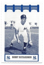 1992 Team Issue New York Yankees WIZ 50s #92 Bobby Richardson