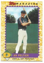 1990 Topps Magazine #TM2 Dan Peltier