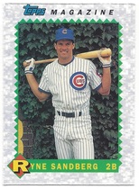 1990 Topps Magazine #TM25 Ryne Sandberg