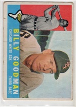 1960 Topps Base Set #69 Billy Goodman
